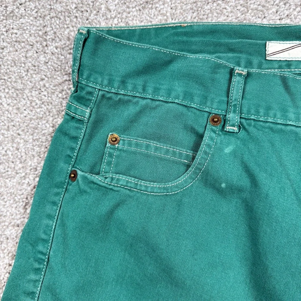Vintage Marithe Francois Girbaud Shorts Men's 34 Green Carpenter Y2K USA